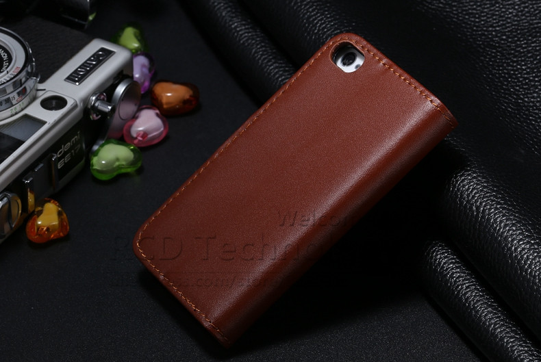 Кожаный чехол-бумажник для Apple iPhone 5 5S 5G