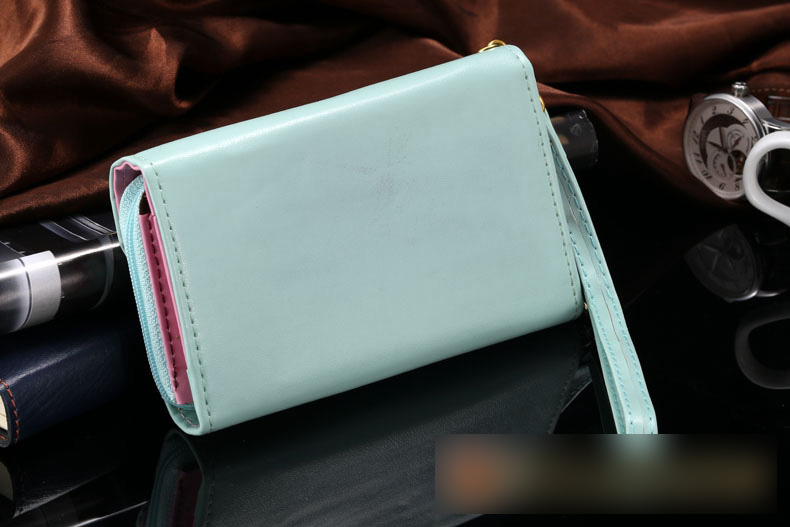 Кожаный чехол бумажник для iPhone 4, i5, i6, Samsung S2, S3, S4, S5.