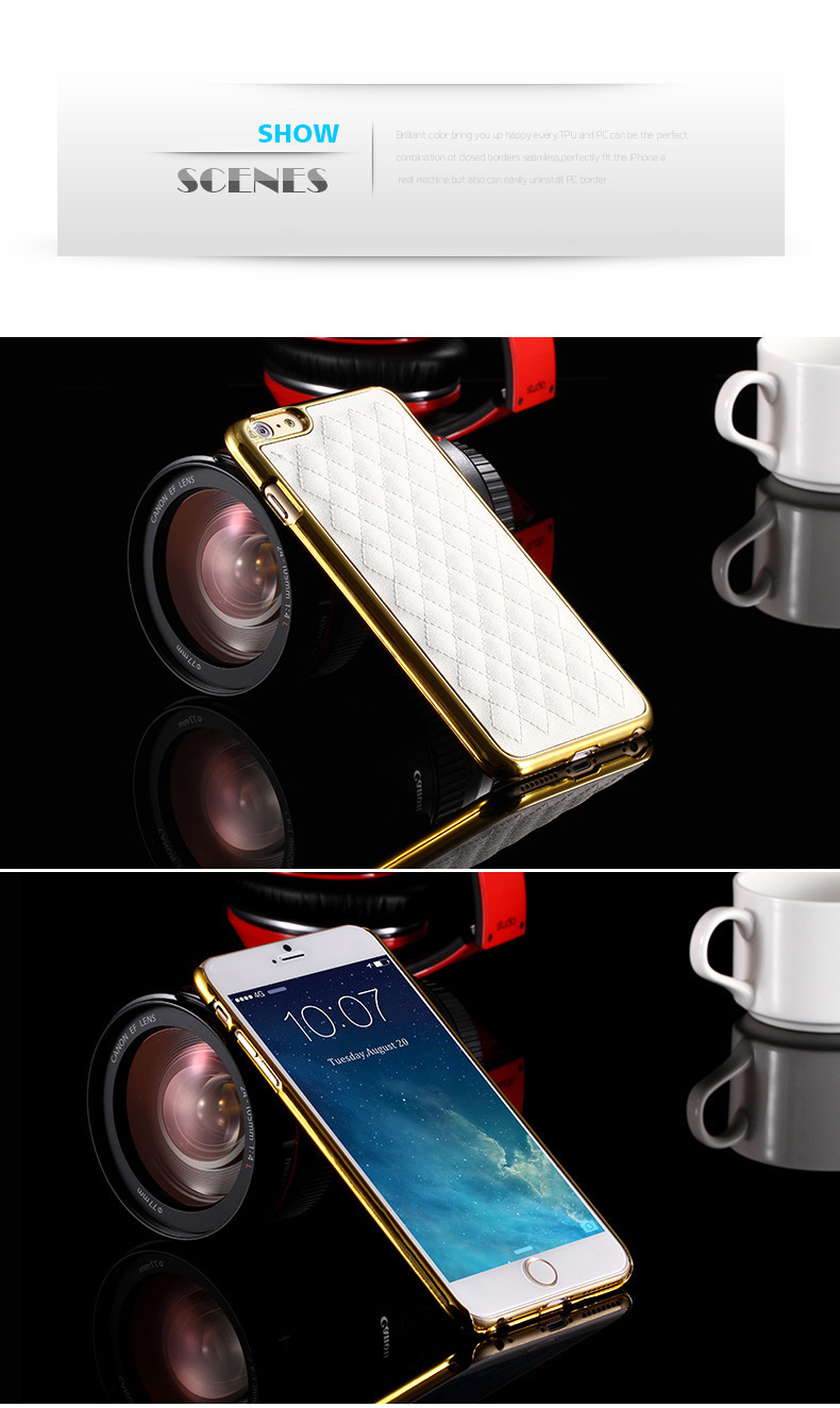 Кожаный чехол с жестким каркасом для Apple iPhone 6 4.7